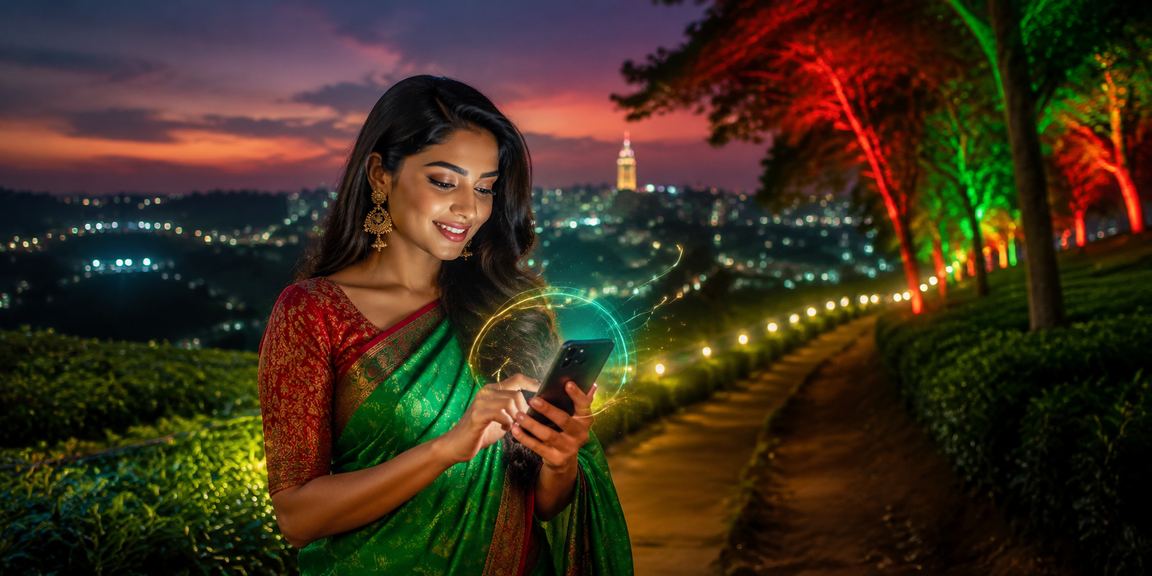 বগুড়ায় একজন সদস্য মোবাইলে 1853 প্রশ্নোত্তর পেজ দেখছেন